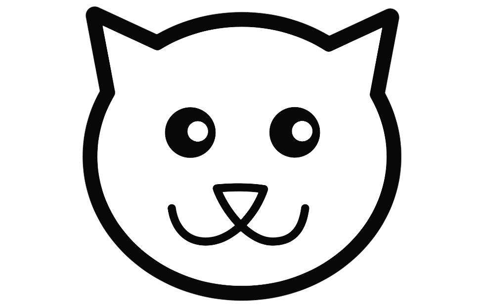 gato Página para colorir gato