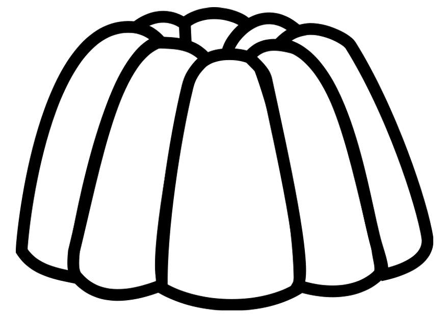 gelatina Página para colorir gelatina