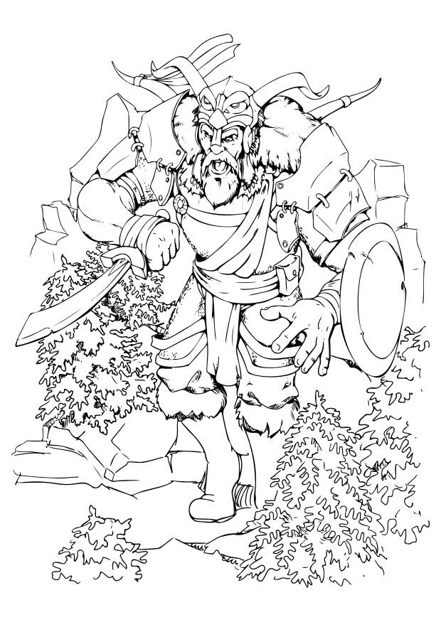 Página para colorir gigante - gigante