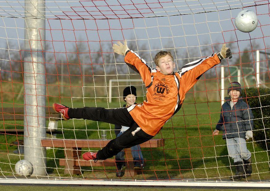 Foto goleiro no futebol