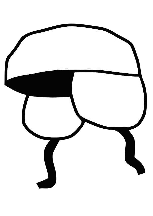 gorro - ushanka Página para colorir gorro - ushanka