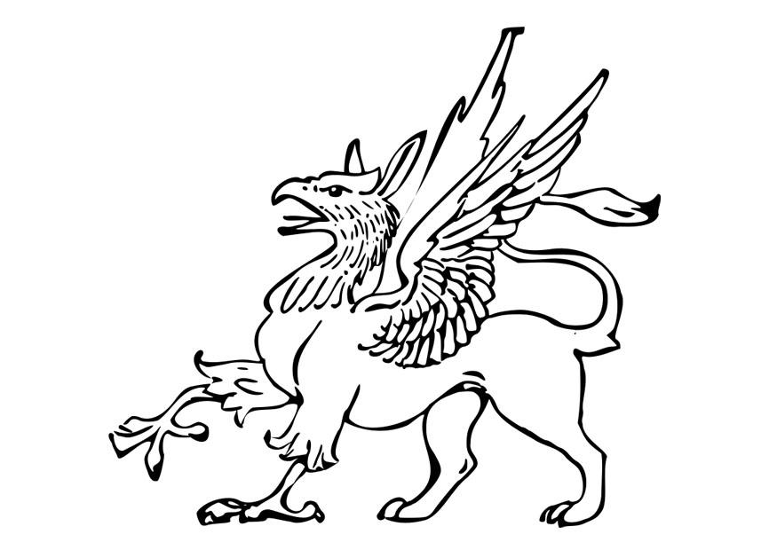 grifo Página para colorir grifo