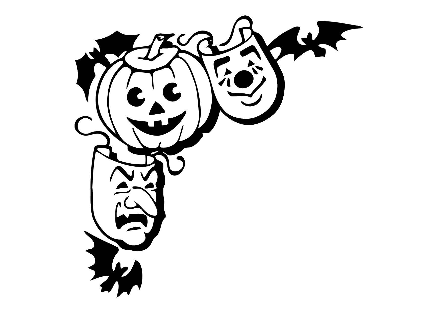 halloween Página para colorir halloween