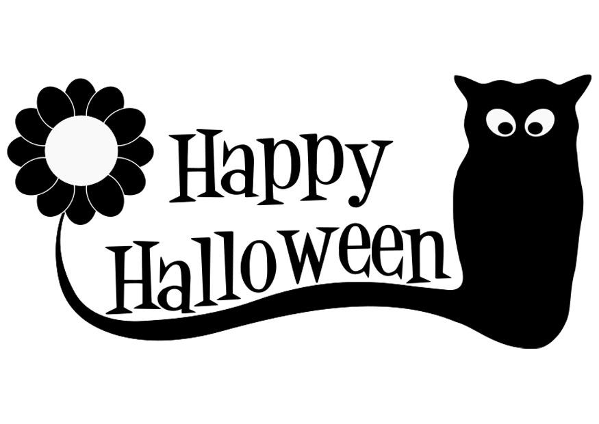 Página para colorir halloween