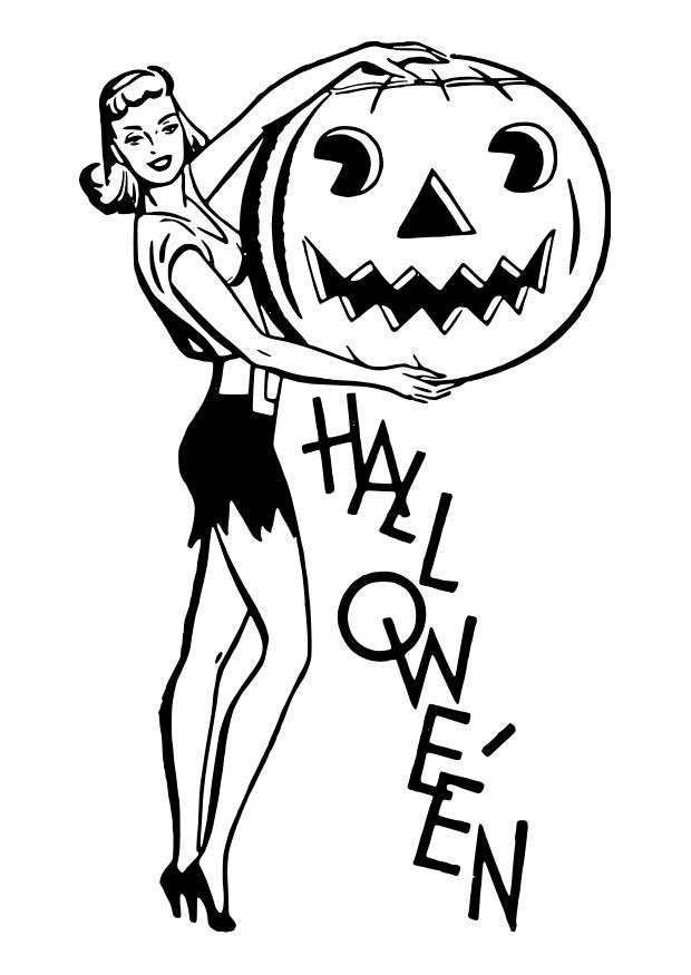 halloween Página para colorir halloween
