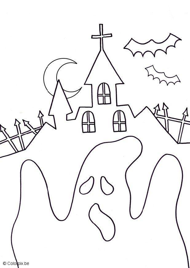 halloween Página para colorir halloween