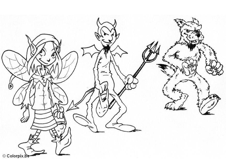 halloween - doce ou travessura Página para colorir halloween - doce ou travessura