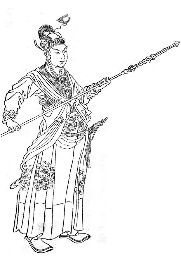 han xin Página para colorir han xin