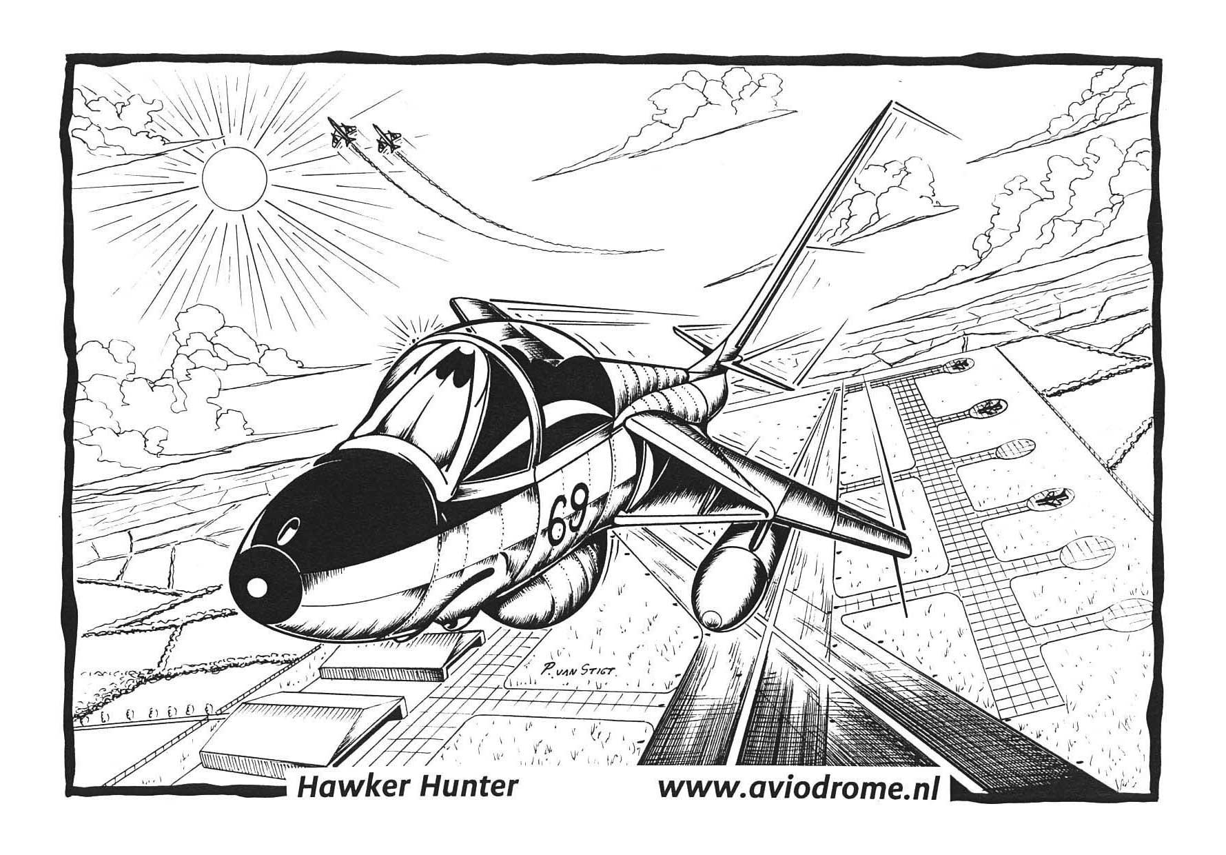 hunter Página para colorir hunter