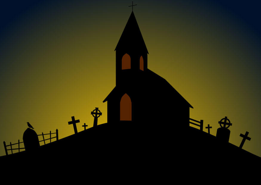 igreja de halloween imagem igreja de halloween