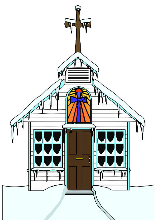 igreja no inverno imagem igreja no inverno