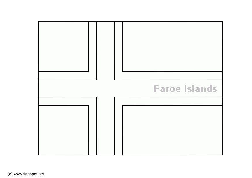ilhas faroe Página para colorir ilhas faroe