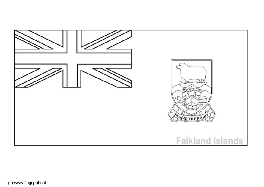 ilhas malvinas Página para colorir ilhas malvinas
