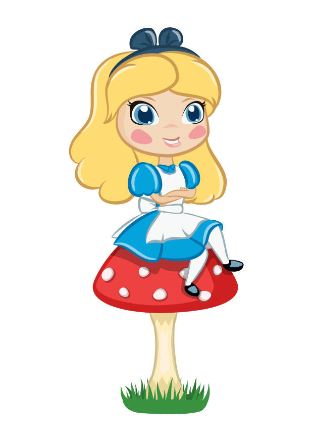 imagem alice no paA­s das maravilhas