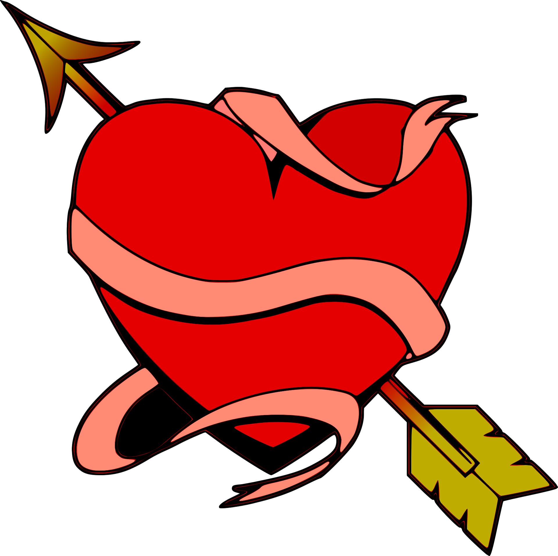 imagem coraA§A£o com flecha