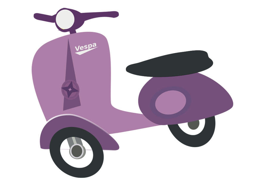 imagem scooter - vespa