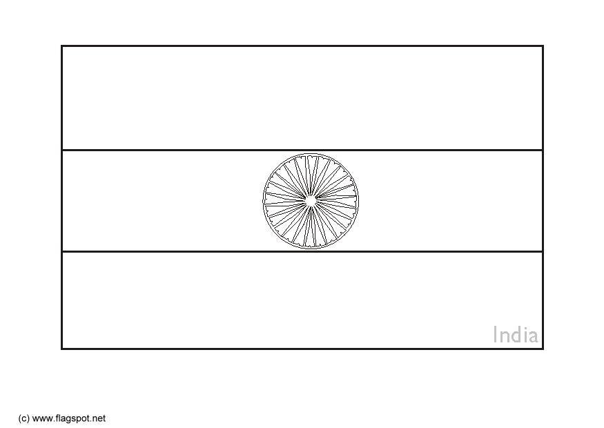 india Página para colorir india