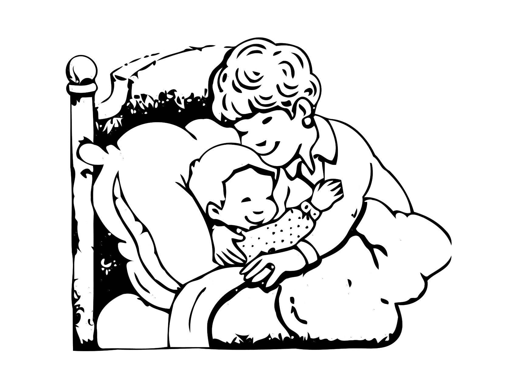 indo dormir Página para colorir indo dormir