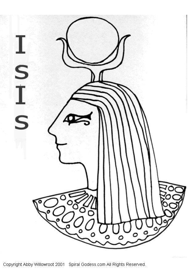 isis Página para colorir isis
