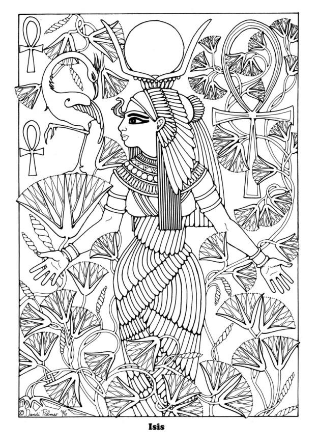 isis Página para colorir isis