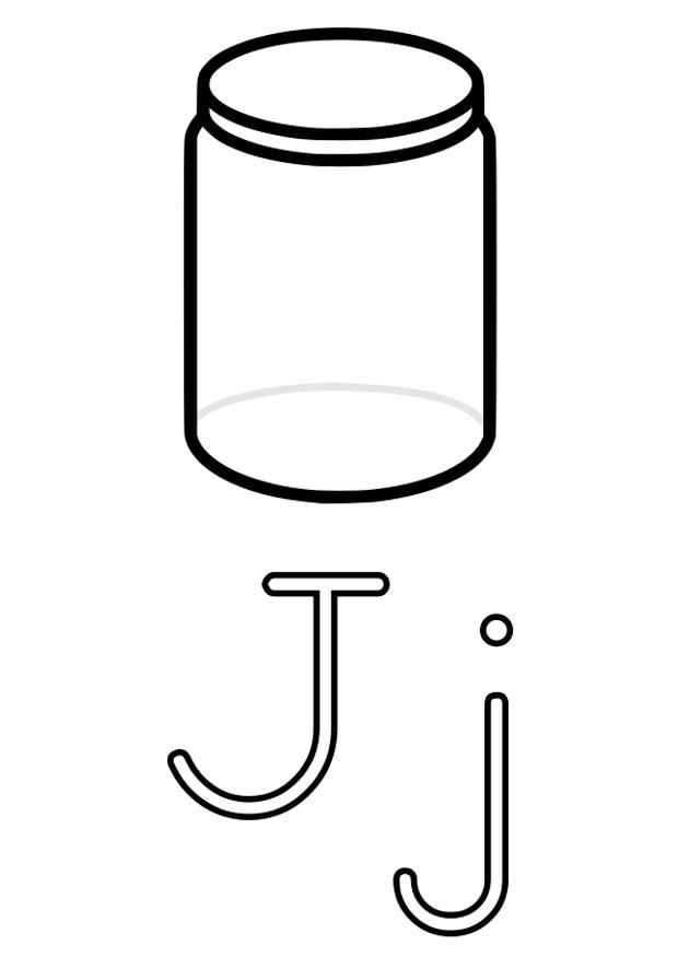 j Página para colorir j
