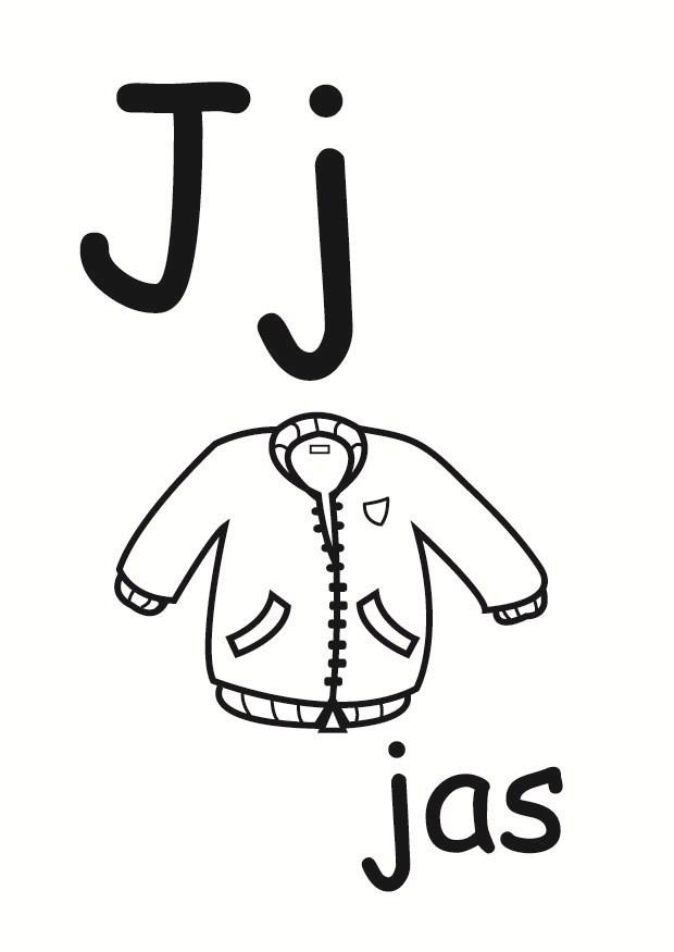 j Página para colorir j