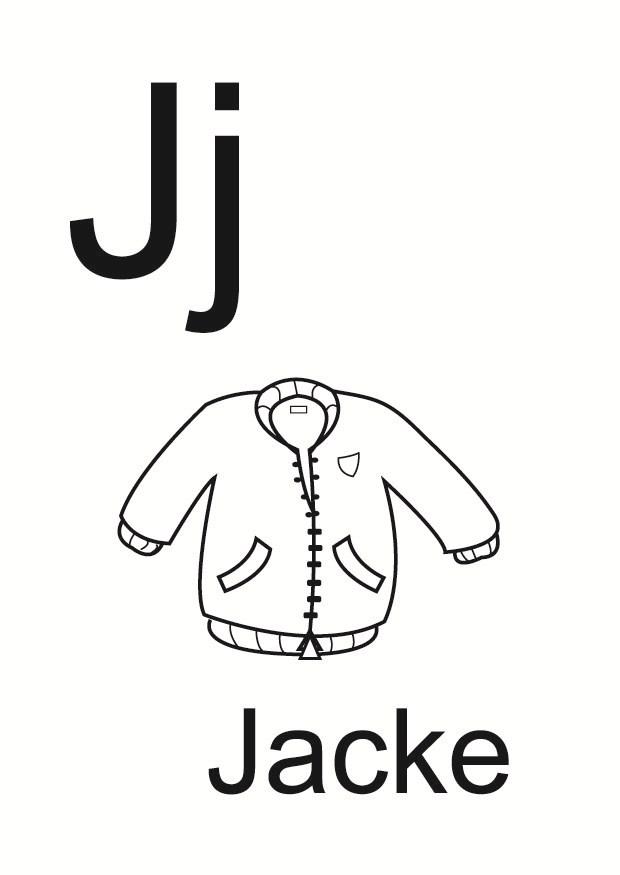 j Página para colorir j
