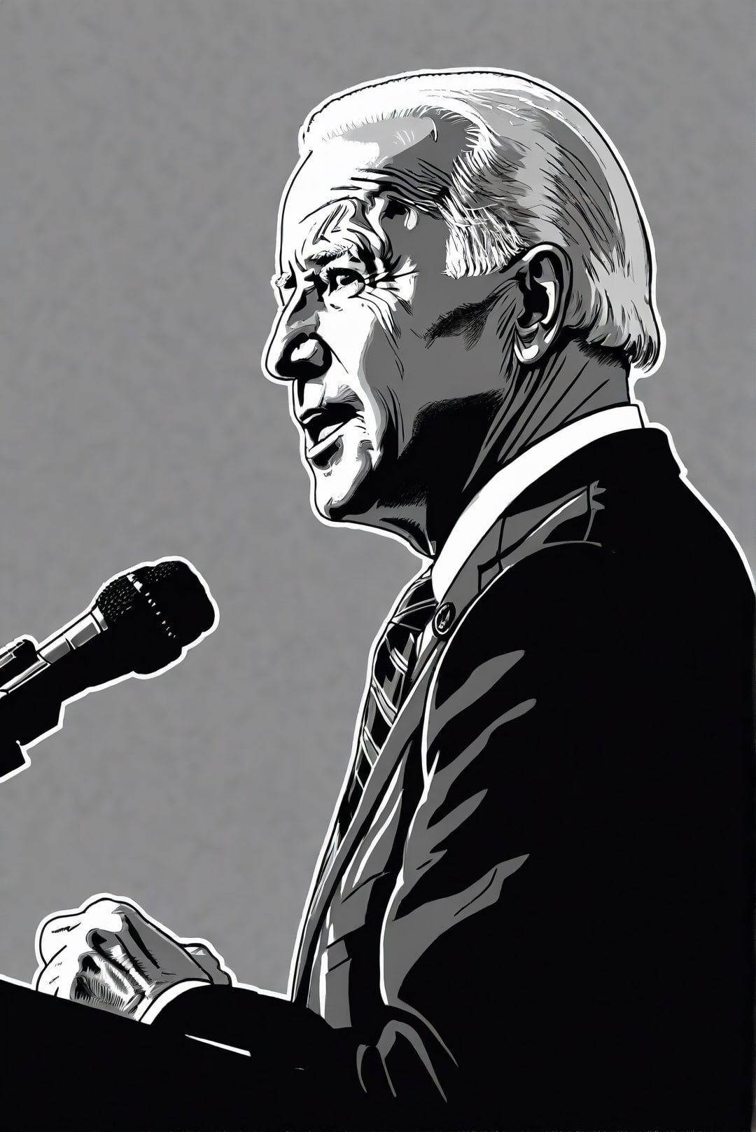Página para colorir joe biden