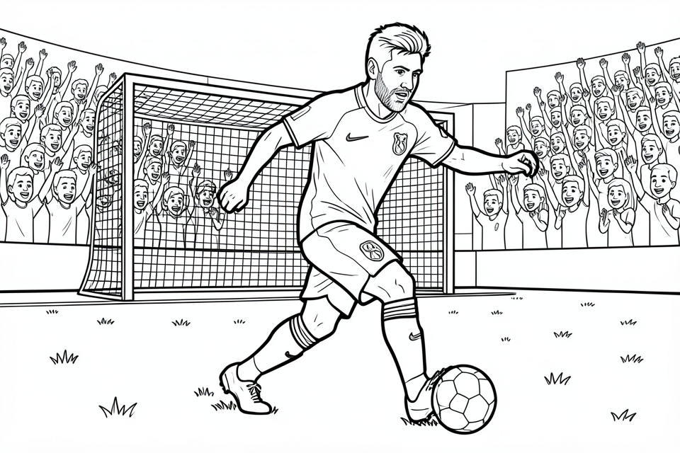 jogador de futebol messi Página para colorir jogador de futebol messi
