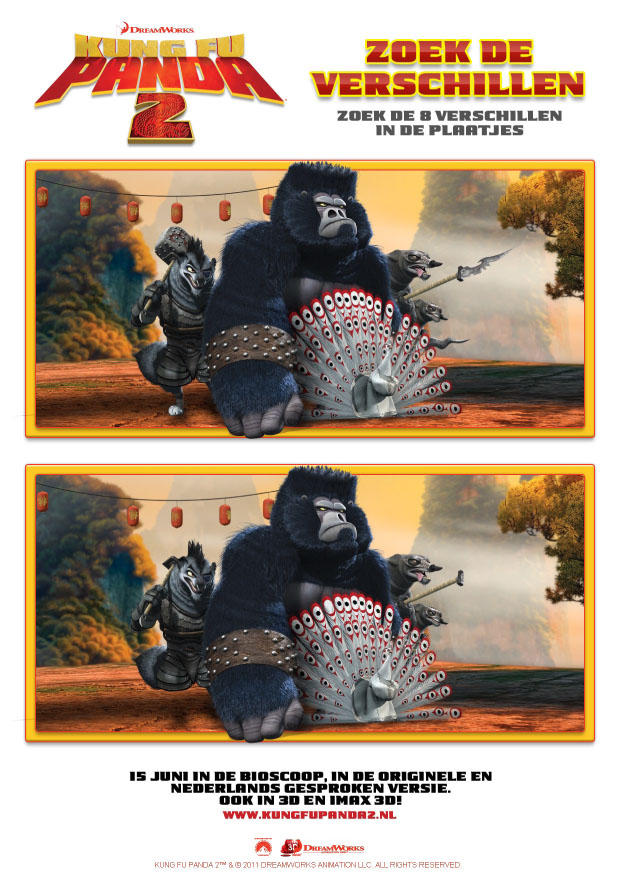 jogo dos erros - kung fu panda 2 imagem jogo dos erros - kung fu panda 2