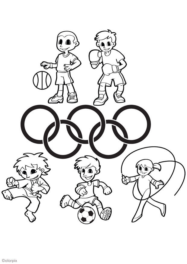 jogos olAmpicos Página para colorir jogos olAmpicos