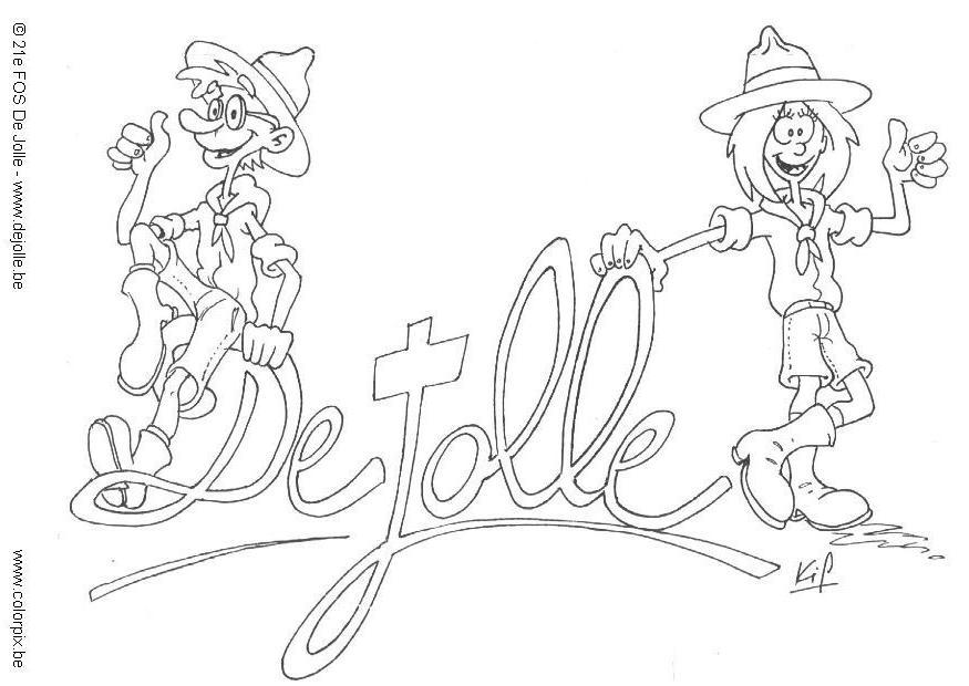 jolle Página para colorir jolle