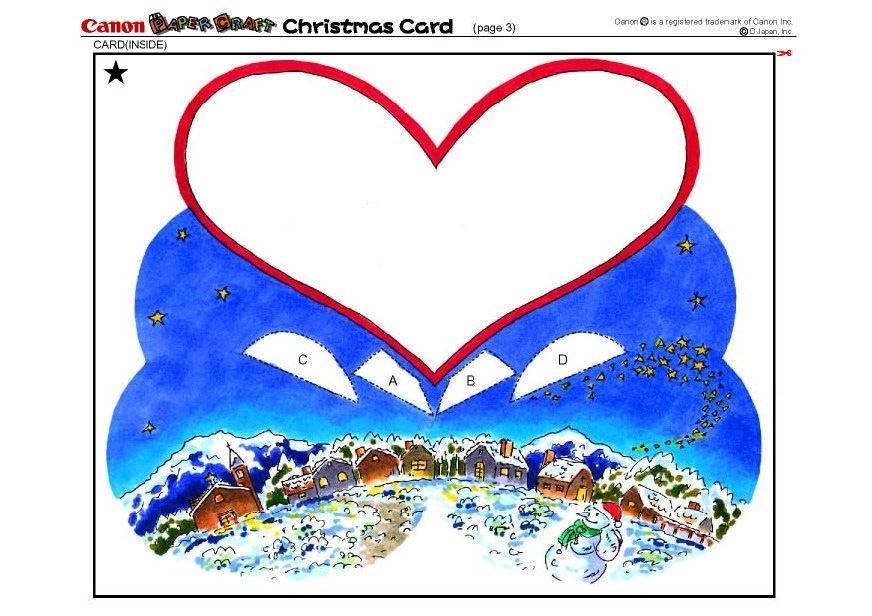 Knutselen cartA£o de natal 3