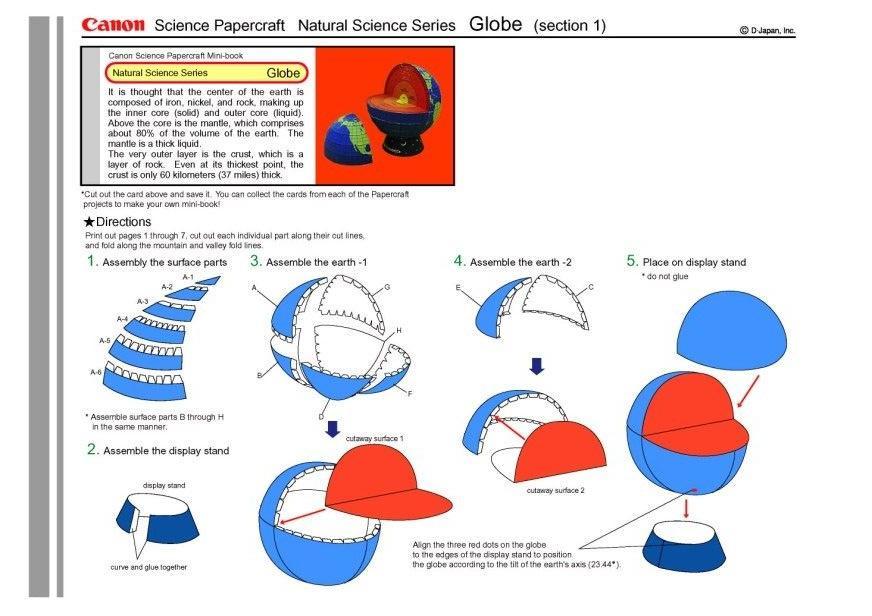Knutselen globo 1