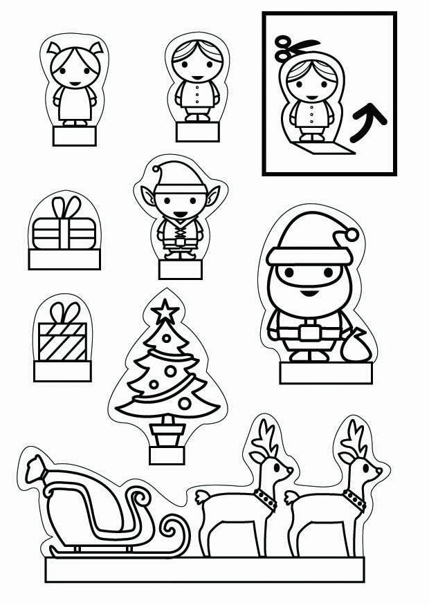 Knutselen maquete de natal
