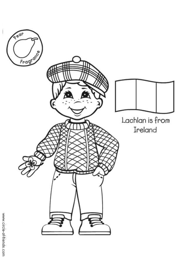 lachlan da irlanda Página para colorir lachlan da irlanda
