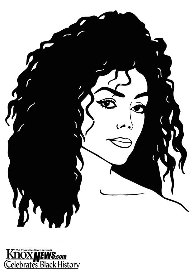 latoya jackson Página para colorir latoya jackson