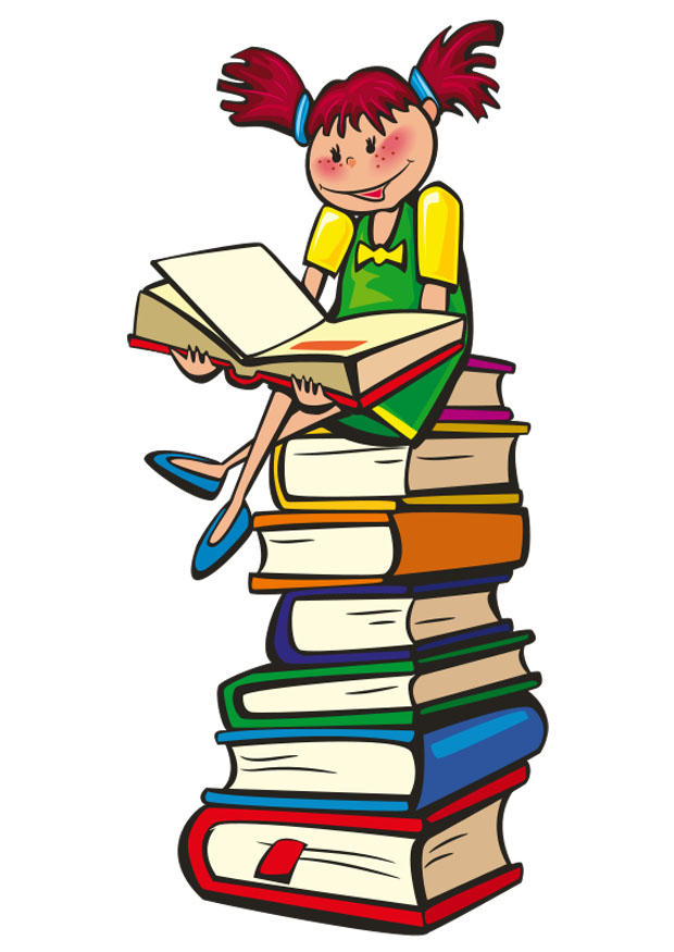 ler em uma pilha de livros imagem ler em uma pilha de livros