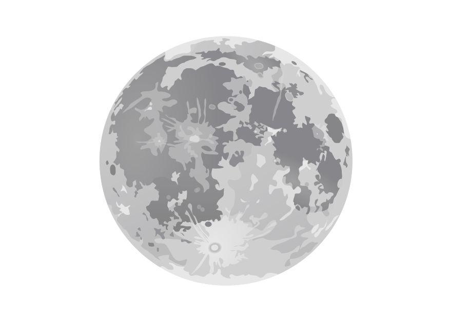 lua cheia Página para colorir lua cheia