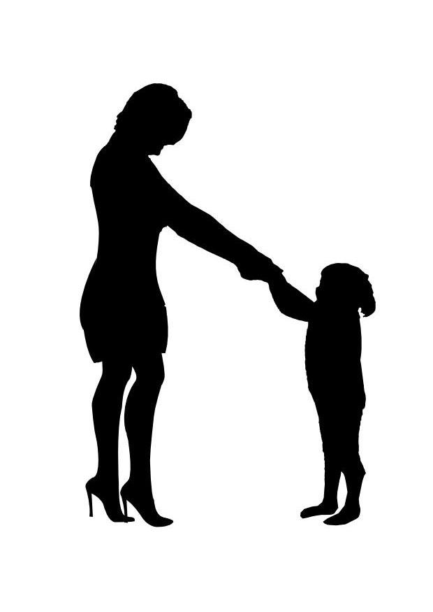 mA£e e filha Página para colorir mA£e e filha
