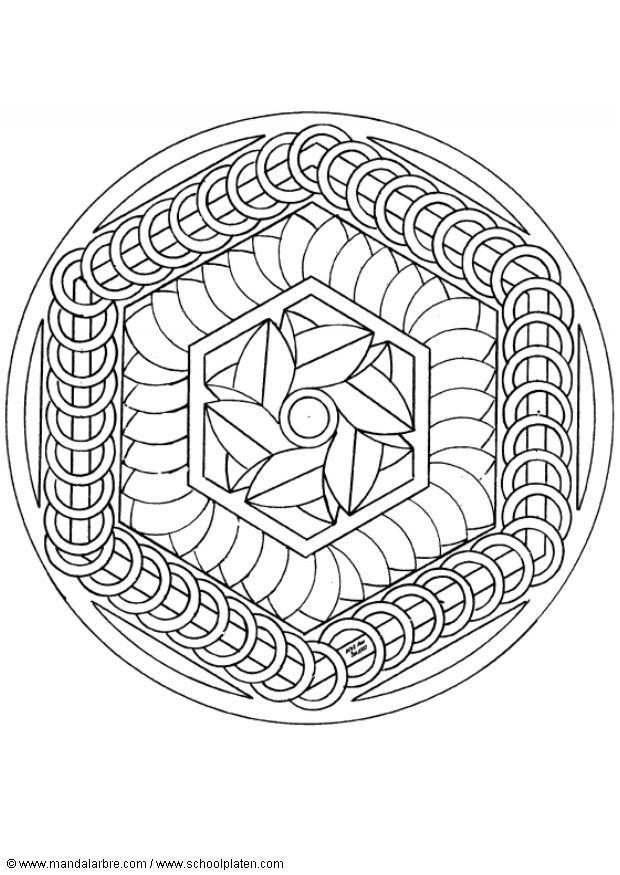 mandala 1402a Página para colorir mandala 1402a