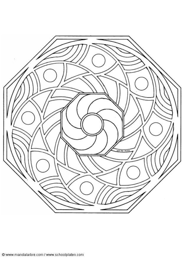 mandala 1502r Página para colorir mandala 1502r