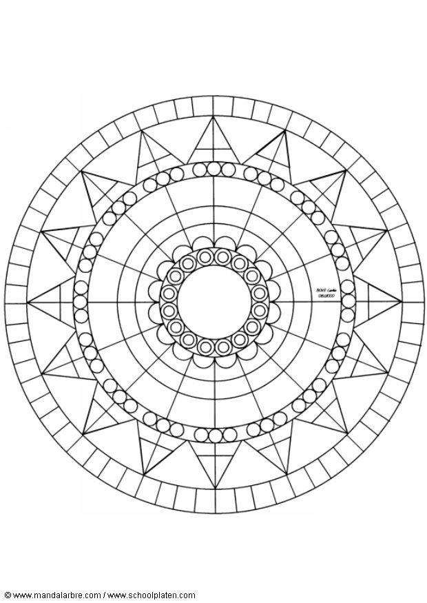 mandala 1502x Página para colorir mandala 1502x