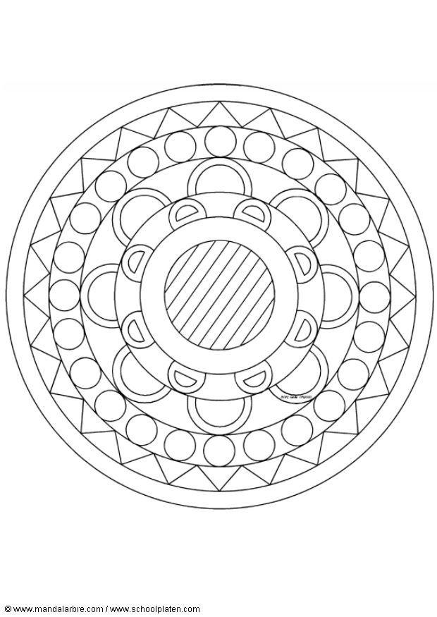mandala 1502y Página para colorir mandala 1502y