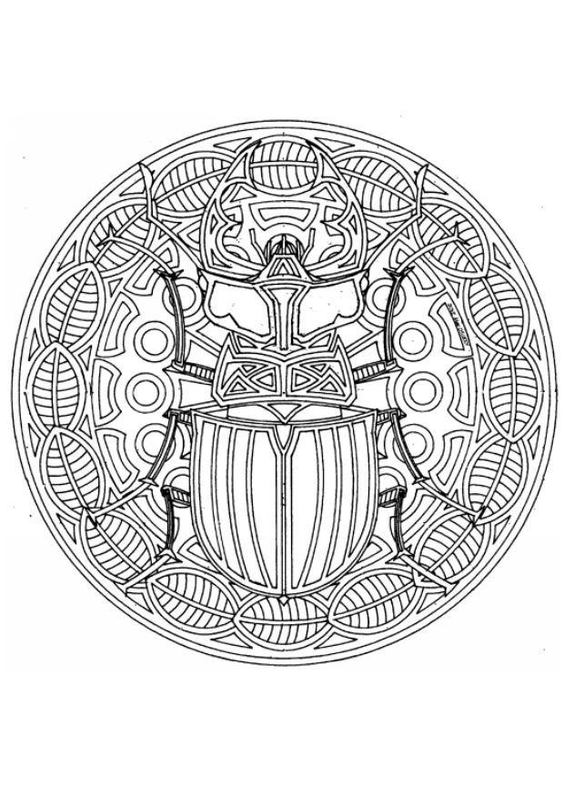 mandala-1802a Página para colorir mandala-1802a