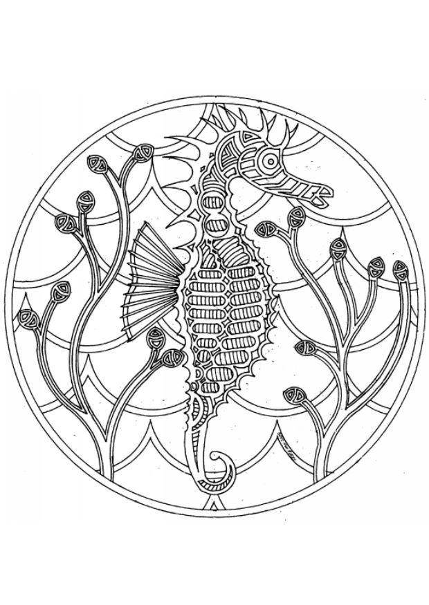 mandala 1802b Página para colorir mandala 1802b