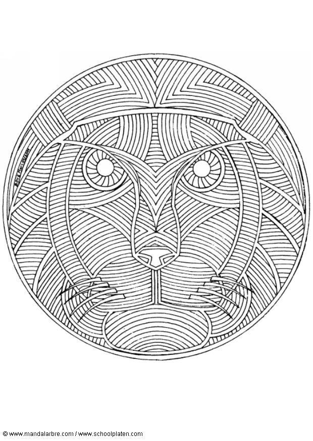 mandala-1802i Página para colorir mandala-1802i