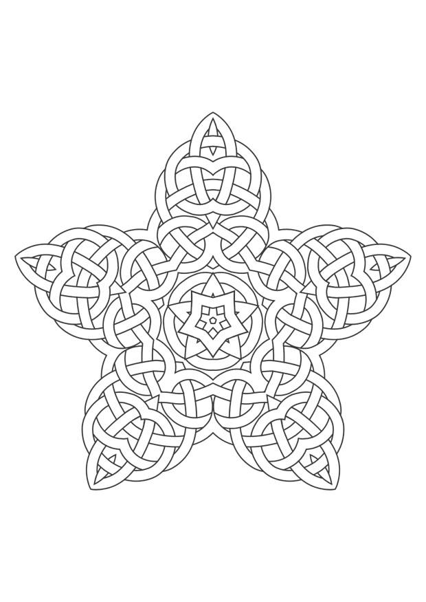 mandala Página para colorir mandala