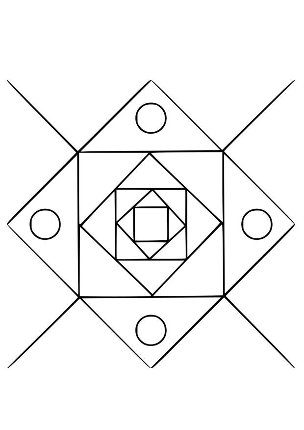 mandala12 Página para colorir mandala12