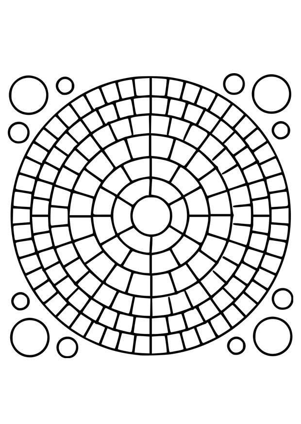 mandala2 Página para colorir mandala2